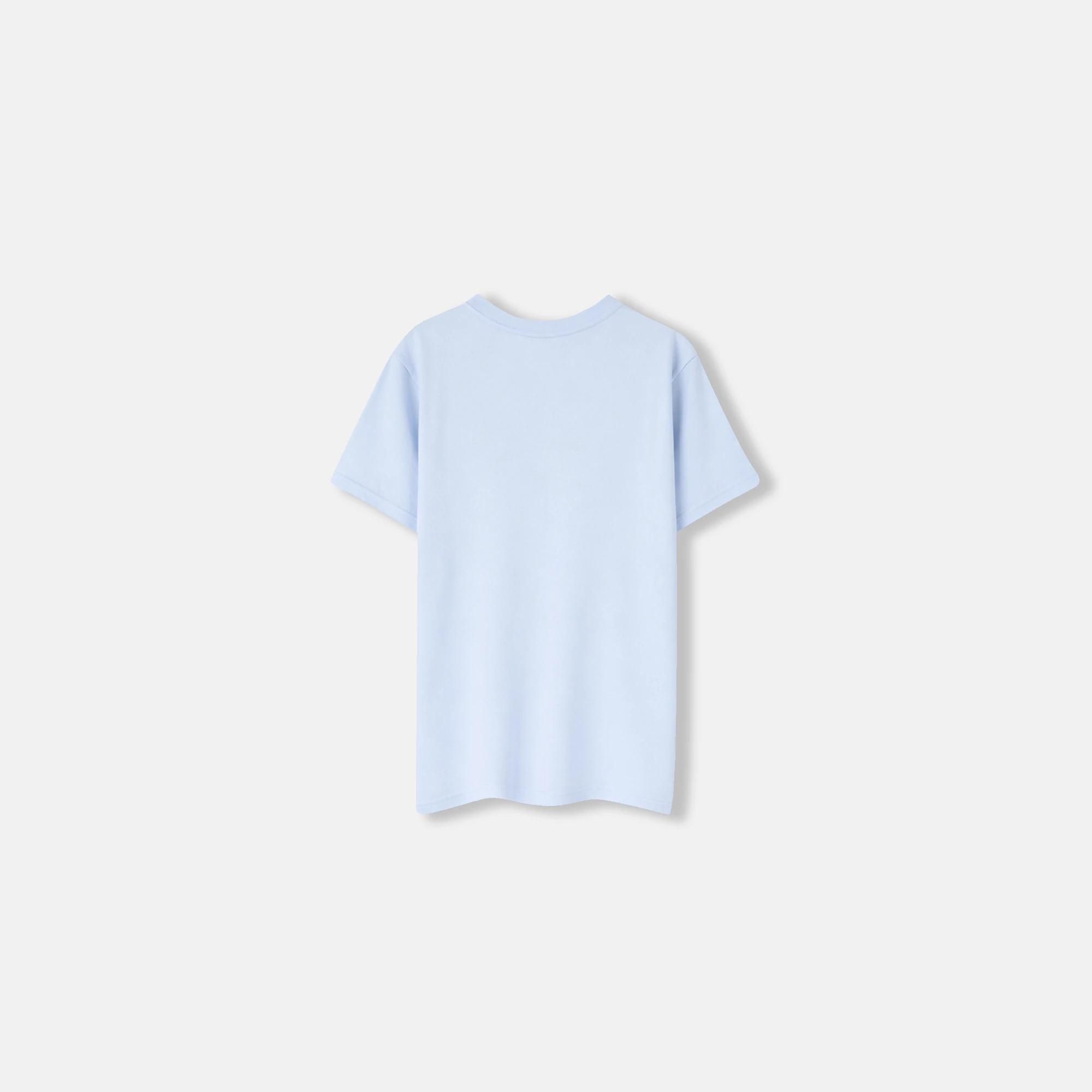 Women's short-sleeved stretch cotton t-shirt Thumbnail 3