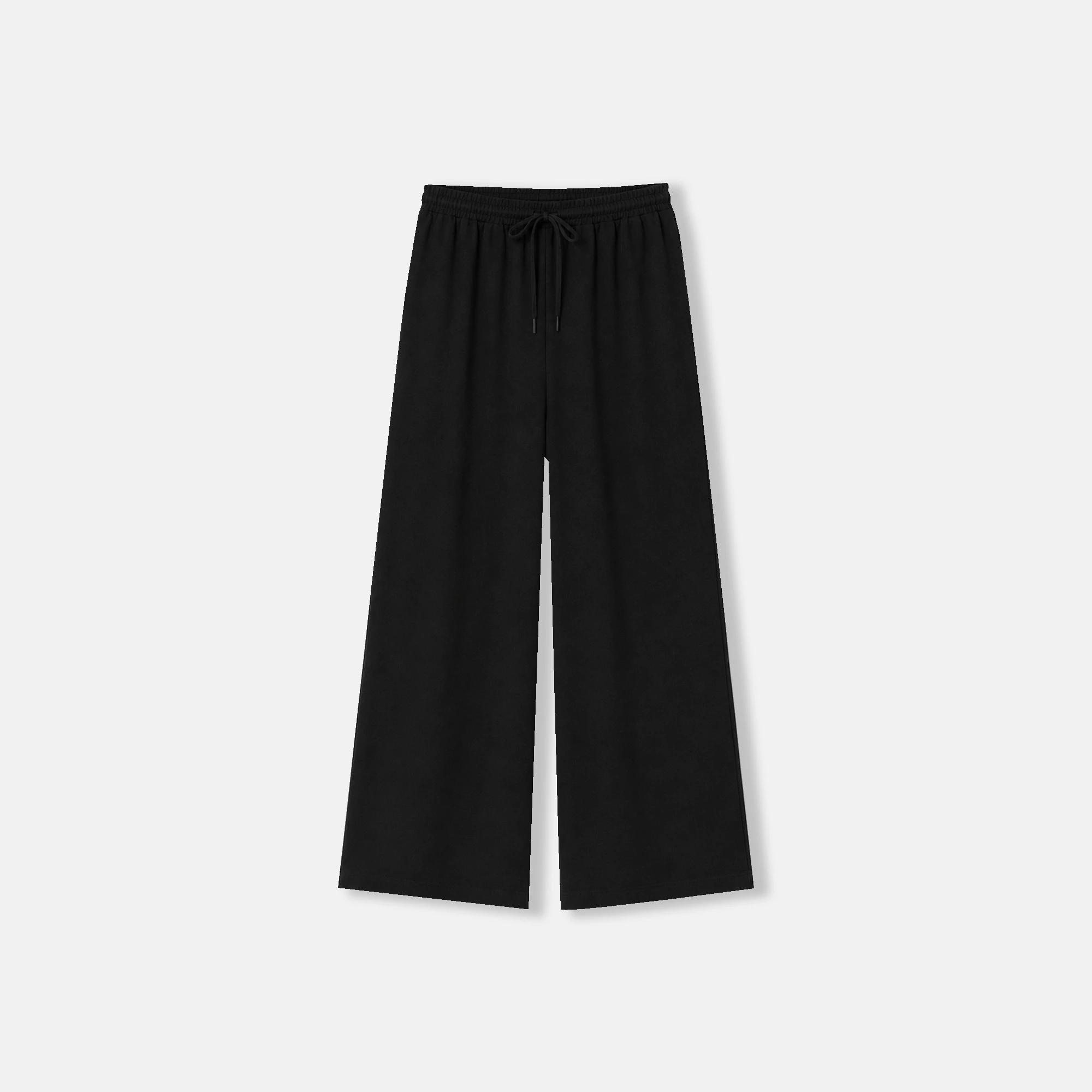 بنطلون نسائي واسع الساقين برباط alternative product image