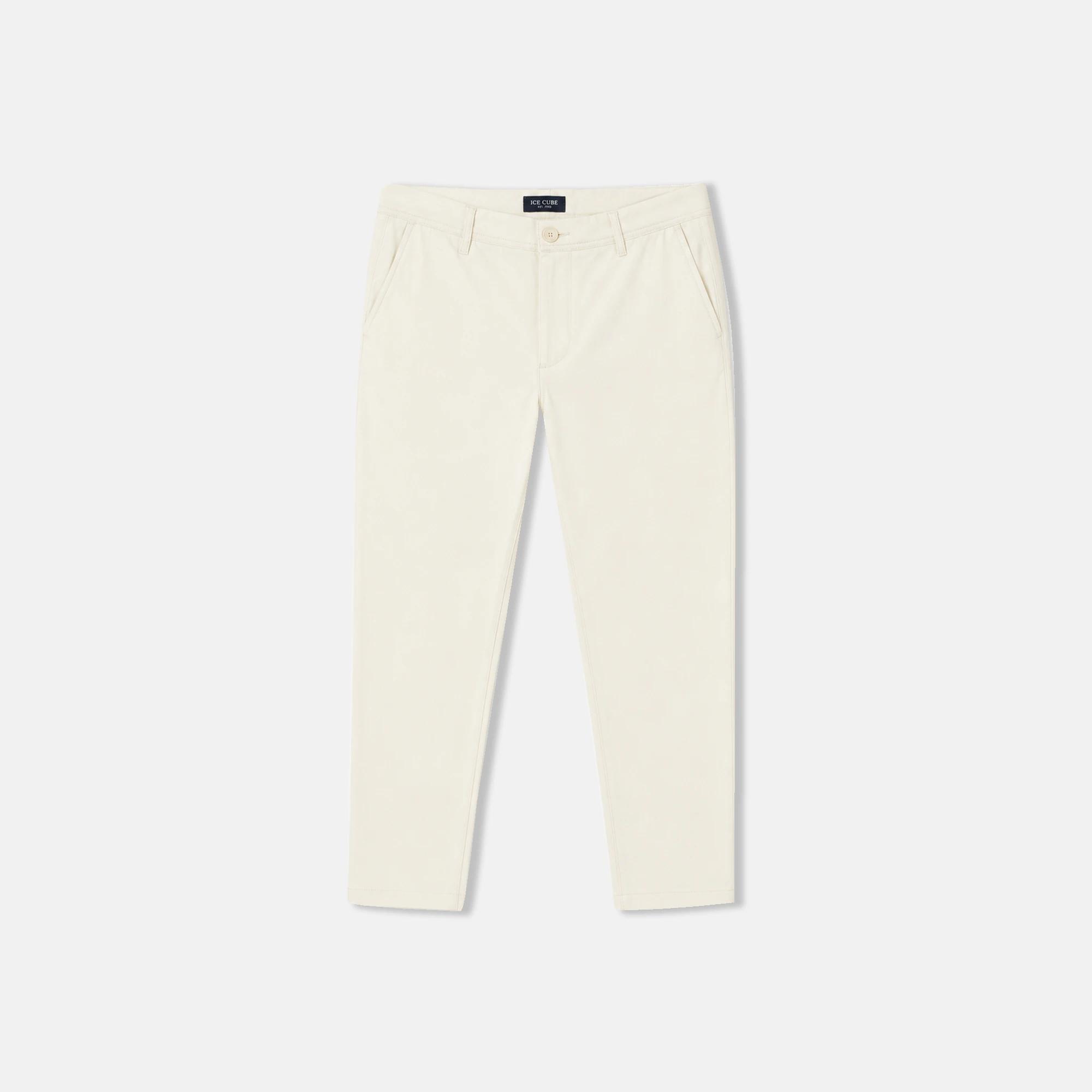 بنطلون تشينو رجالي مطاطي media preview 2