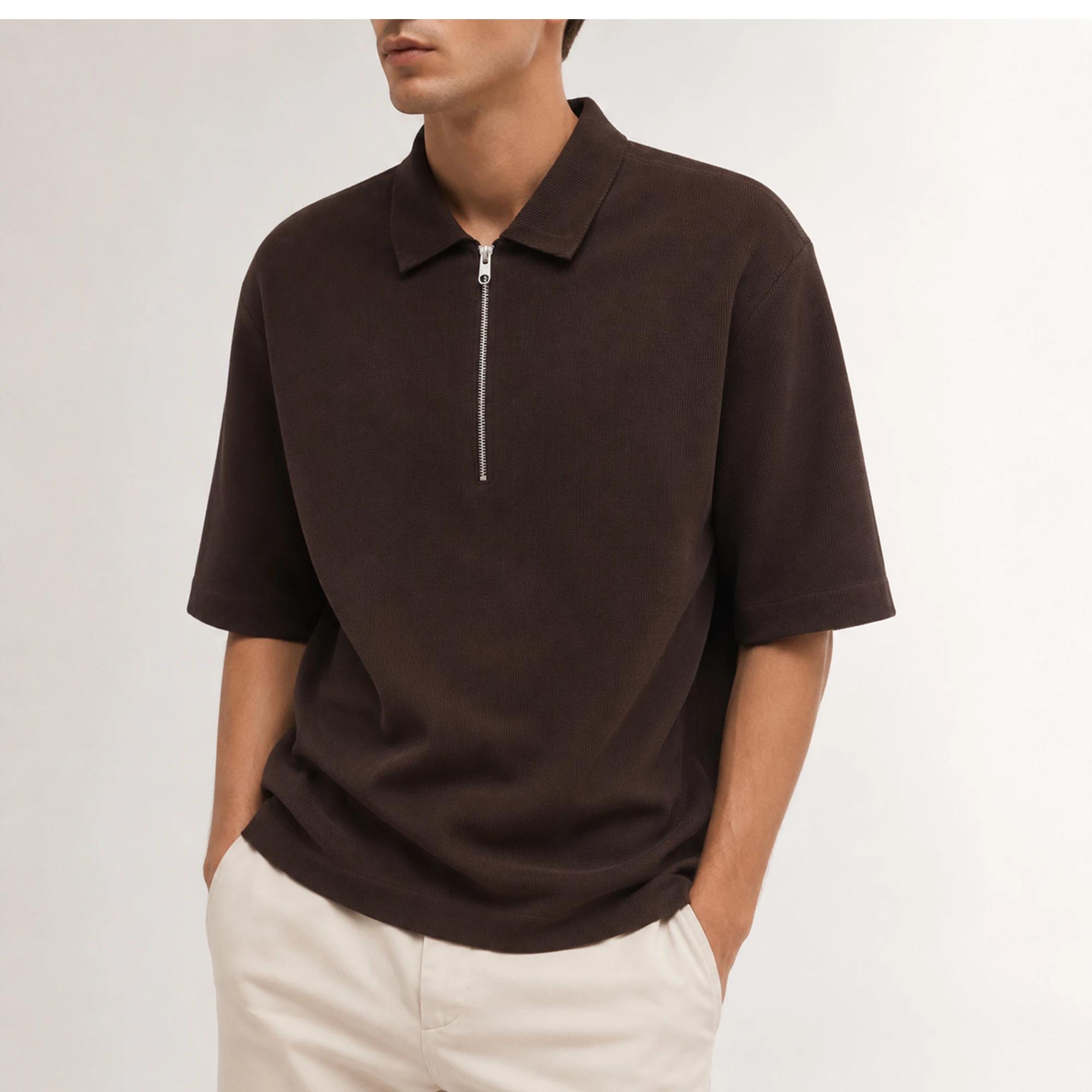 سويت شيرت بولو رجالي بسحاب نصفي alternative product image