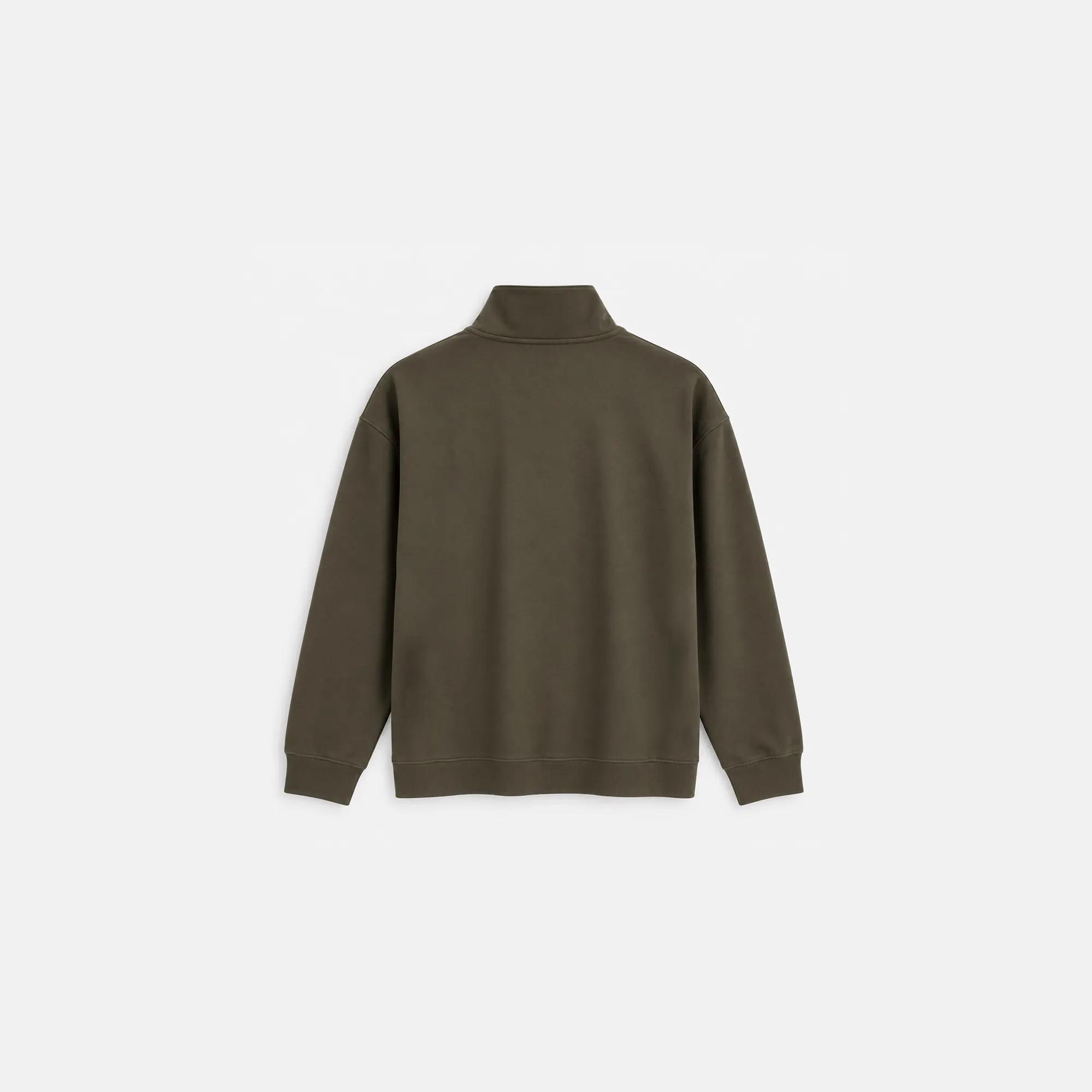 سويت شيرت للأولاد بياقة مرتفعة وسحاب نصفي Thumbnail 4