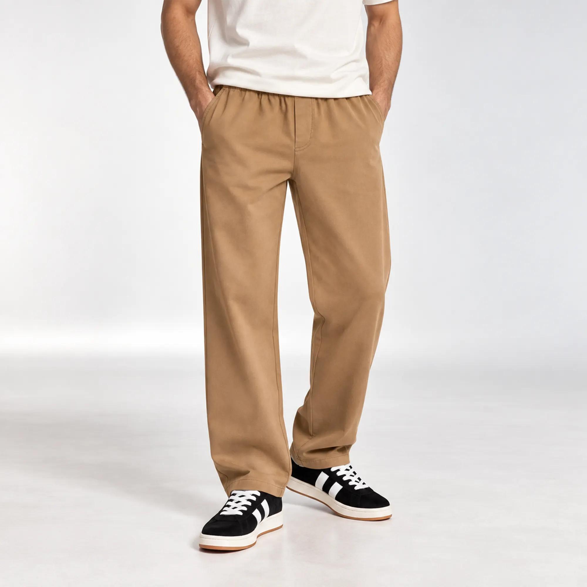 MEN'S SLASTIC WAIST STRETCH TWILL CHINO PANTS alternative product image